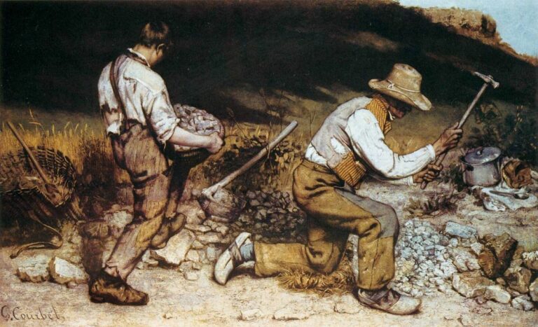 Gustave Courbet, Los picapedreros,1849