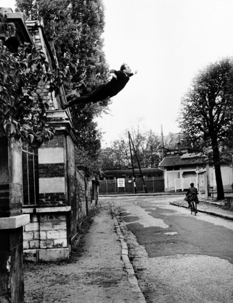 Yves Klein, Salto al vacío, 1960