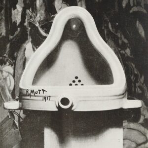 Marcel Duchamp, La fuente, 1917 (fotografía de Alfred Stieglitz)