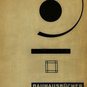 Portada del libro Punto y línea sobre el plano (1926), libro teórico de Vasili Kandinsky de su período de profesor de la escuela Bauhaus.